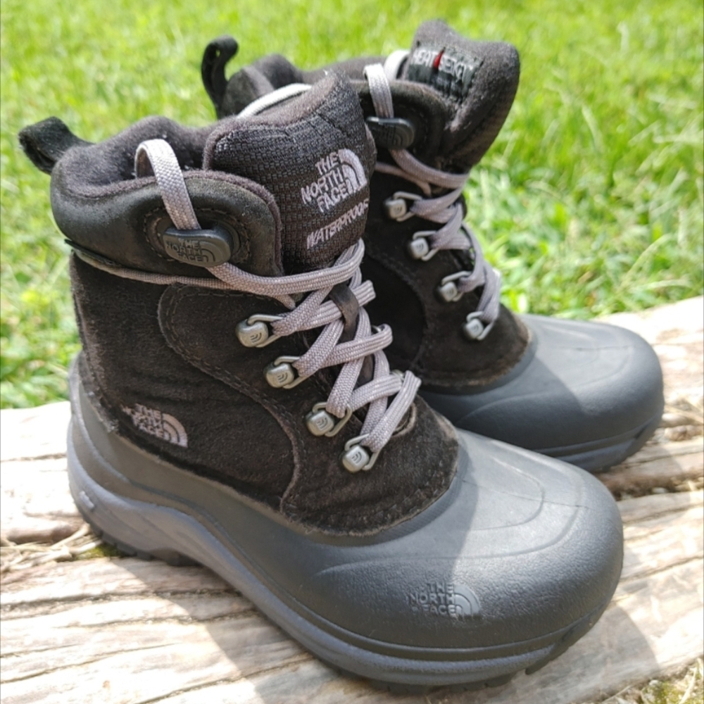 The North Face Kids Black Waterproof Boots